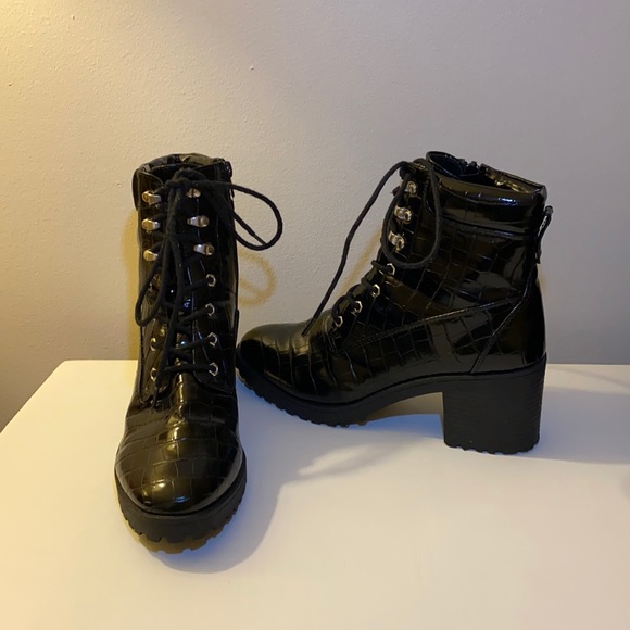 Qupid Shoes - Qupid black boots